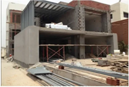 Concrete structure - residential build