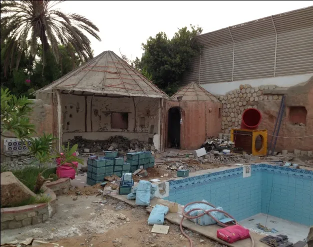 Villa renovation - pool and garden